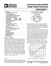 DataSheet AD8037 pdf